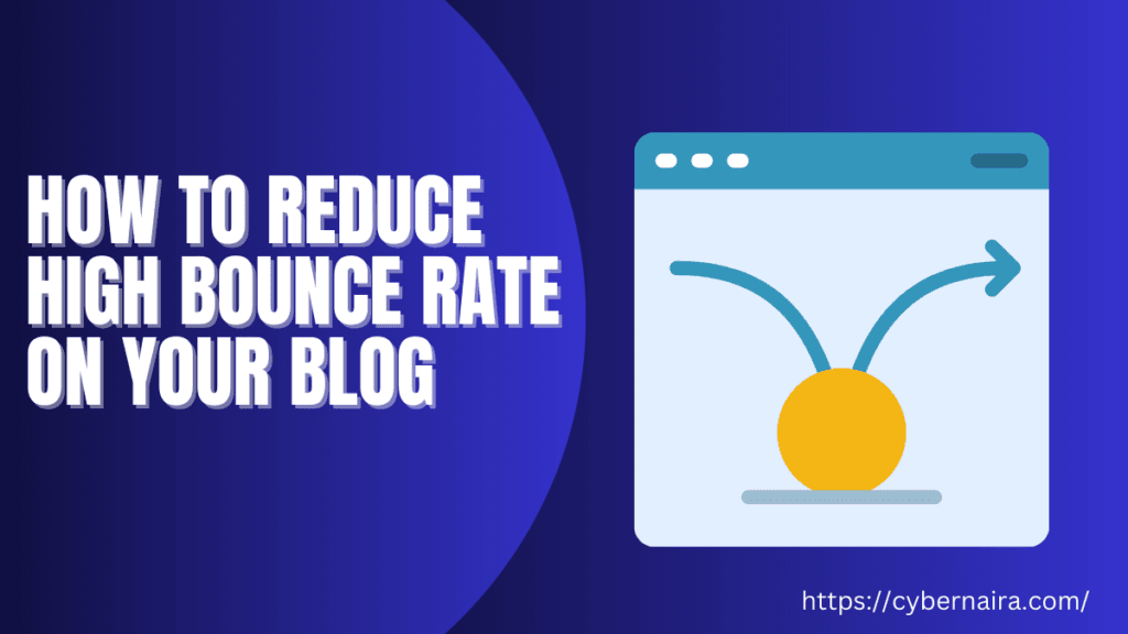 How To Reduce High Bounce Rate On Your Blog - featured image