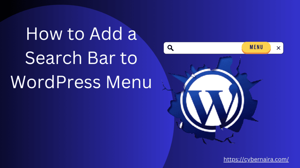 How to Add a Search Bar to WordPress Menu - featured image
