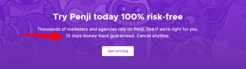 Penji money back guarantee