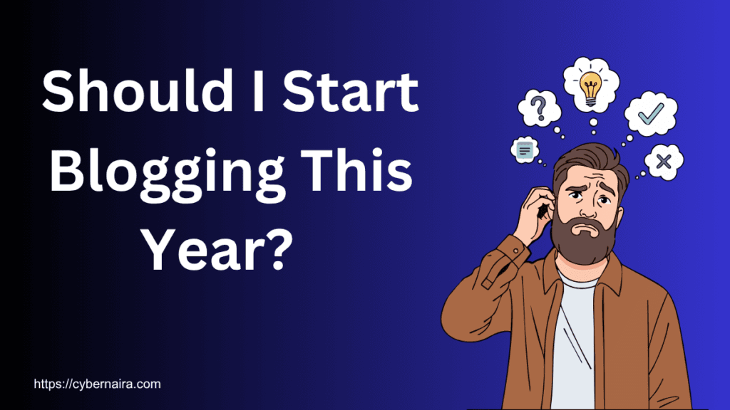 Featured image illustration for a guide answering whether it is worth starting a blog this year.