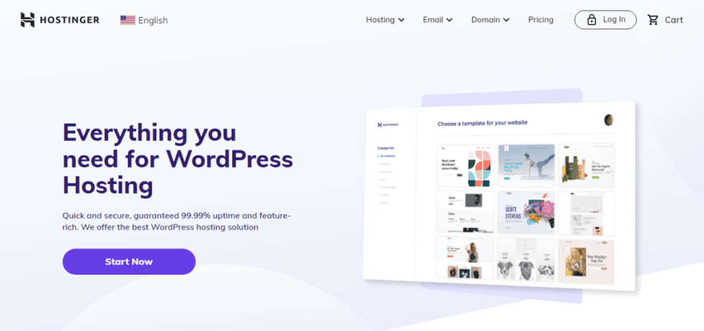 Hostinger WordPress hosting solution