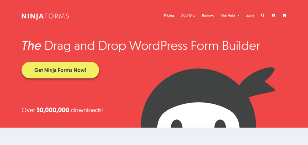 Ninja Forms drag and drop WordPress form builder