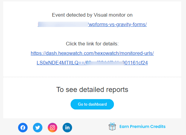 Event detected by Visual monitor on https cybernaira com wpforms vs gravity forms saabiola15 gmail com Gmail email event alert from HexoWatch