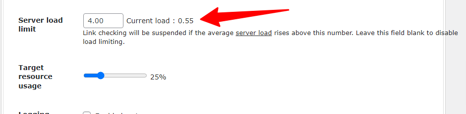 Link Checker Settings ‹ — server loading time - CyberNaira Server load limit setting in Broken link checker