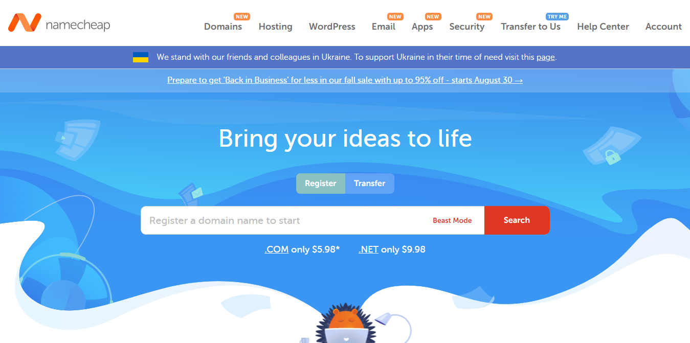 Buy a domain name Register cheap domain names from 0 99 Namecheap - CyberNaira Namecheap wordpress hosting