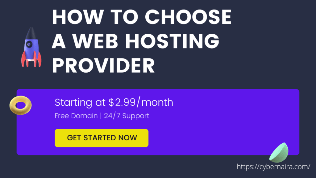 Choose a Web Host