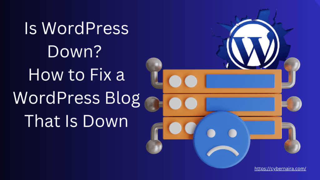 Is WordPress down - new featured image