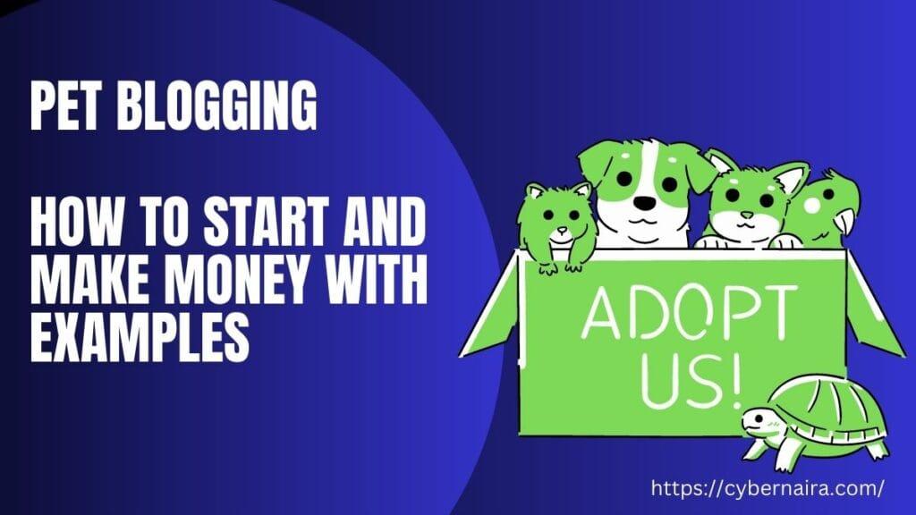 How to start Pet Blogging - featured image