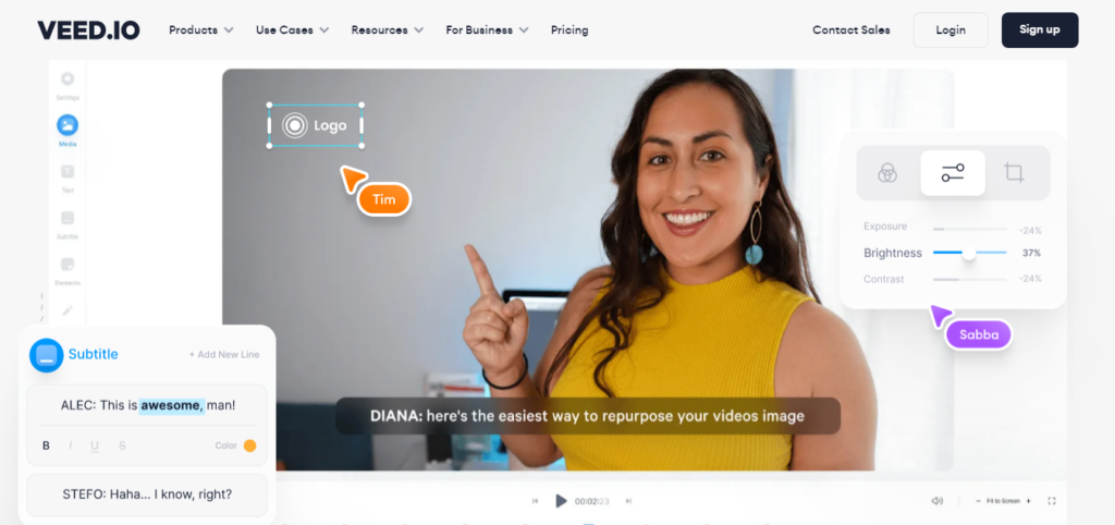 VEED Online Video Editor Video Editing Made Simple - CyberNaira veed.io