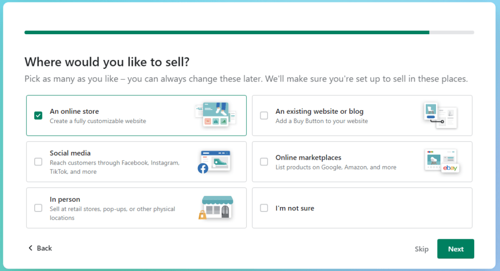 What you like to sell on Shopify