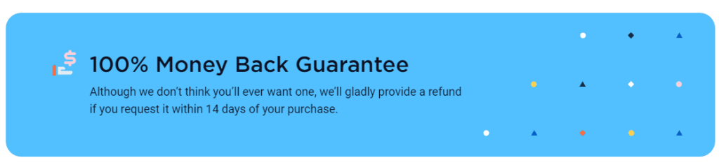 wp rocket 100 percent money back guarantee policy WP Rocket's 100% Money Back Guarantee offering a refund if requested within 14 days of purchase.
