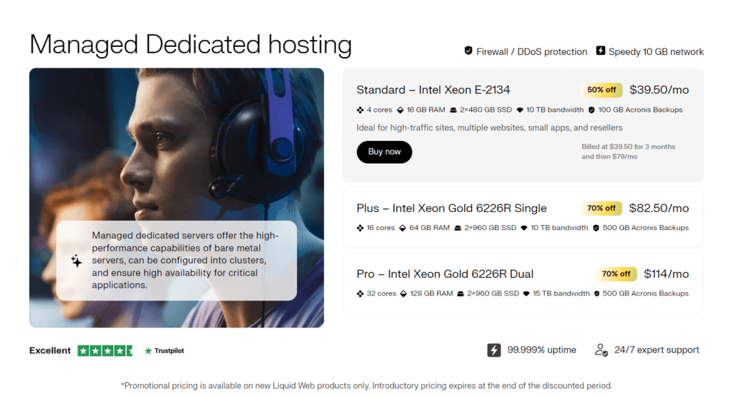 Liquid Web Managed Dedicated Hosting Black Friday details