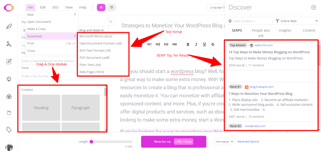 ContentBot ai An AI Assistant for Copywriters and Marketers - CyberNaira Contentbot AI Editor