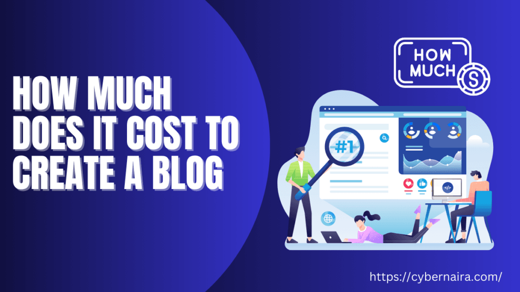 How Much Does It Cost To Create A Blog - featured image
