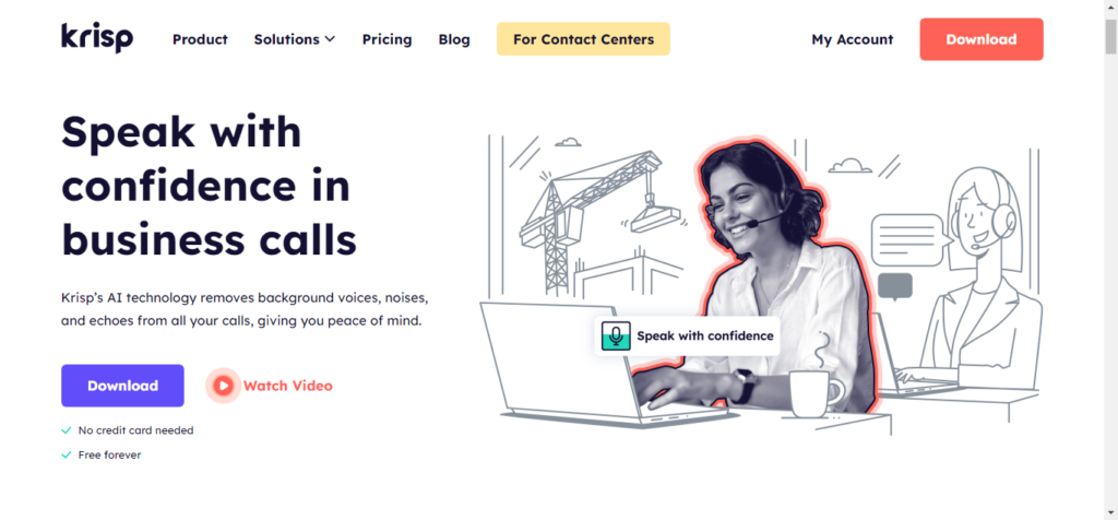 Worlds 1 Noise Cancelling App Krisp 1 - CyberNaira Krisp AI - Noise cancellation