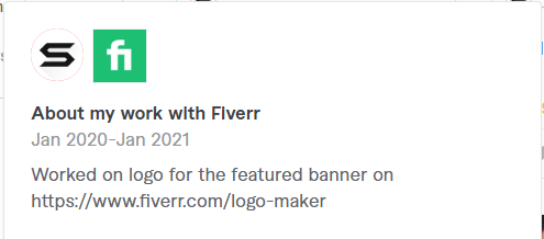 skydesigner Profile Fiverr Fiverr logo maker - CyberNaira Skydesigner working with Fiverr logo maker page