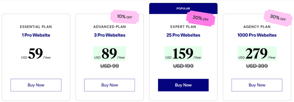 Elementor Pricing with discount offer