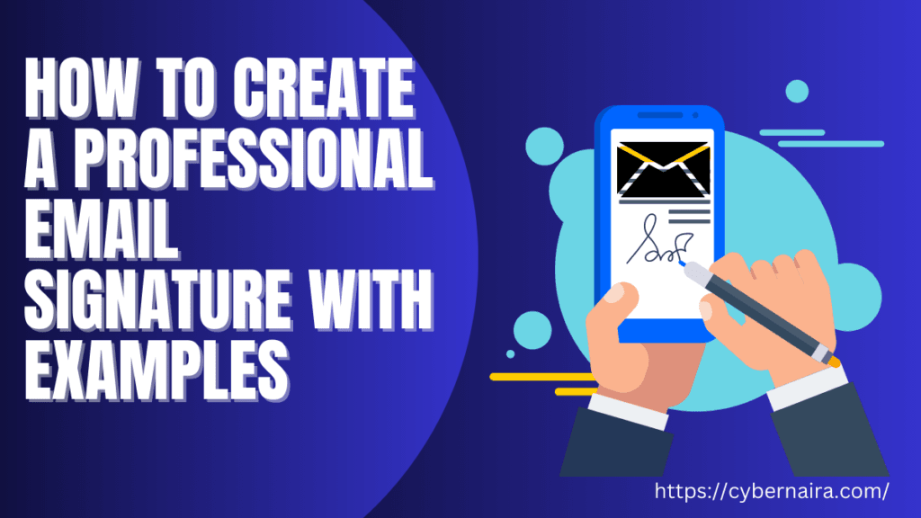How to Create a Professional Email Signature With Examples - featured image