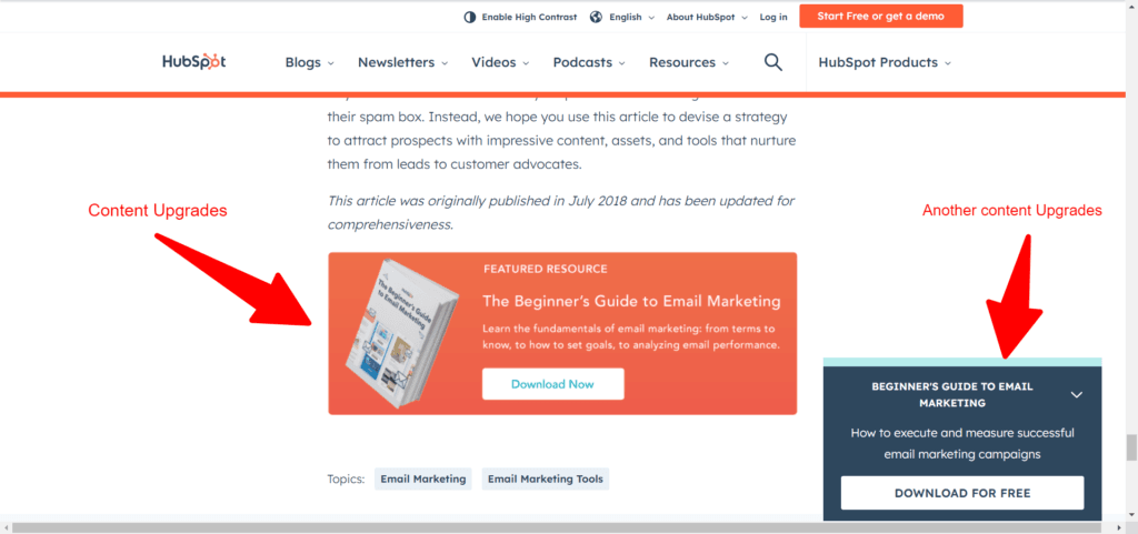Why Buying Email Lists Is Always a Bad Idea And How to Build Yours for Free Why Buying email is bad - Hubspot marketing blog post