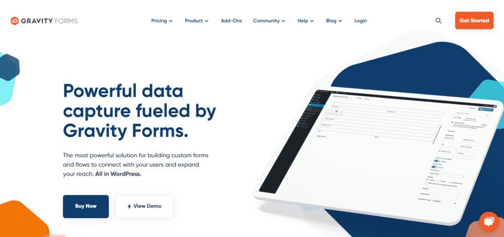 Gravity Forms The Best WordPress Form Plugin Form Builder Gravity Forms home page
