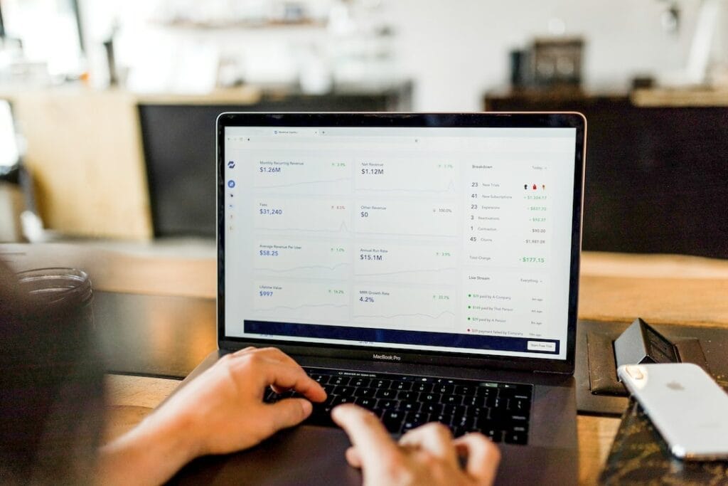 Analytics dashboard
