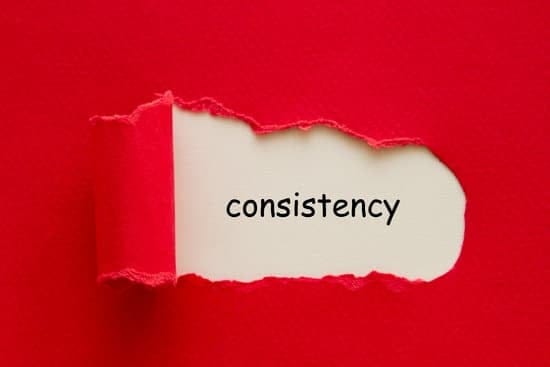 consistency with red color