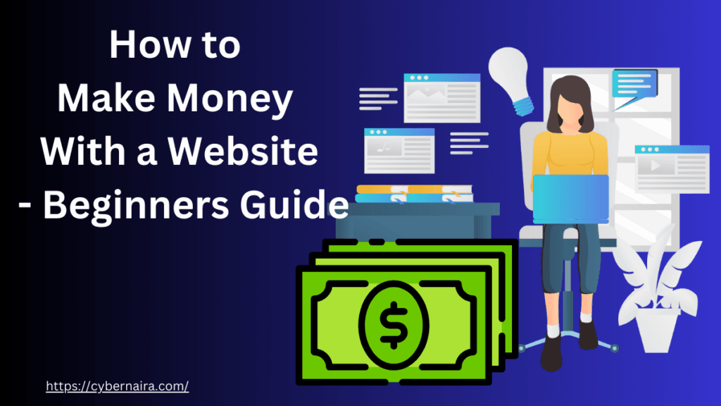 how to make money with a website - new featured image for the post