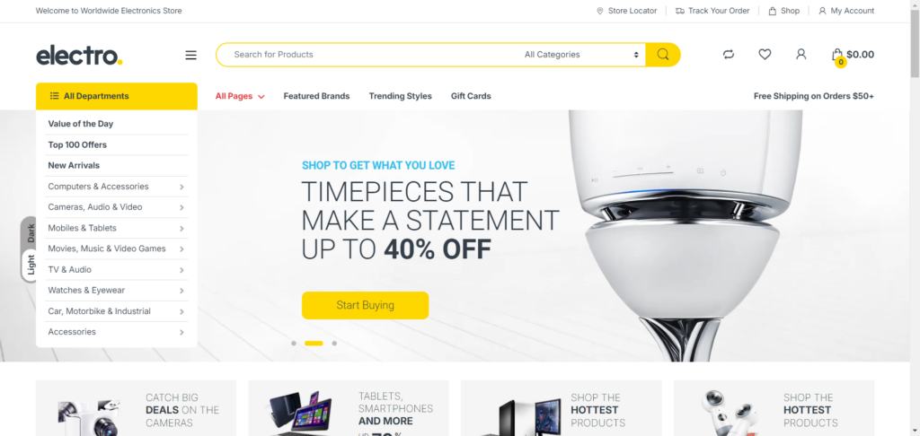 Electro WordPress Electronics Theme - CyberNaira Electro WordPress Electronics Theme