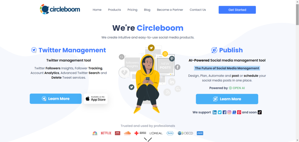 Circleboom enables users brands and SMBs to grow and strengthen their Social accounts - CyberNaira Circleboom website