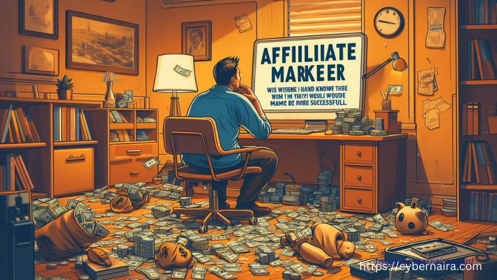 Affiliate marketing lessons I wish I know - CyberNaira an affiliate marketer