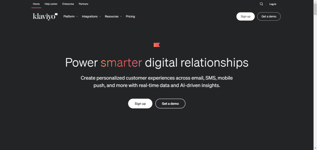 Klaviyo email and SMS marketing automation
