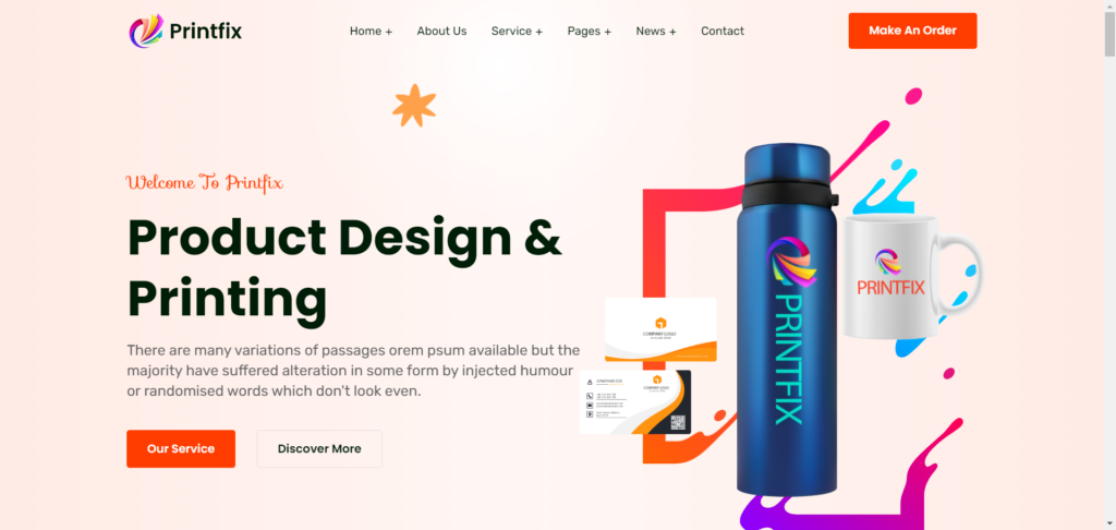 Printfix WordPress themes for Print business and companies - CyberNaira Printfix WordPress themes for Print business and companies