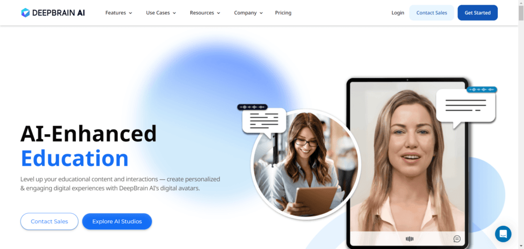 DeepBrain - AI Education training video