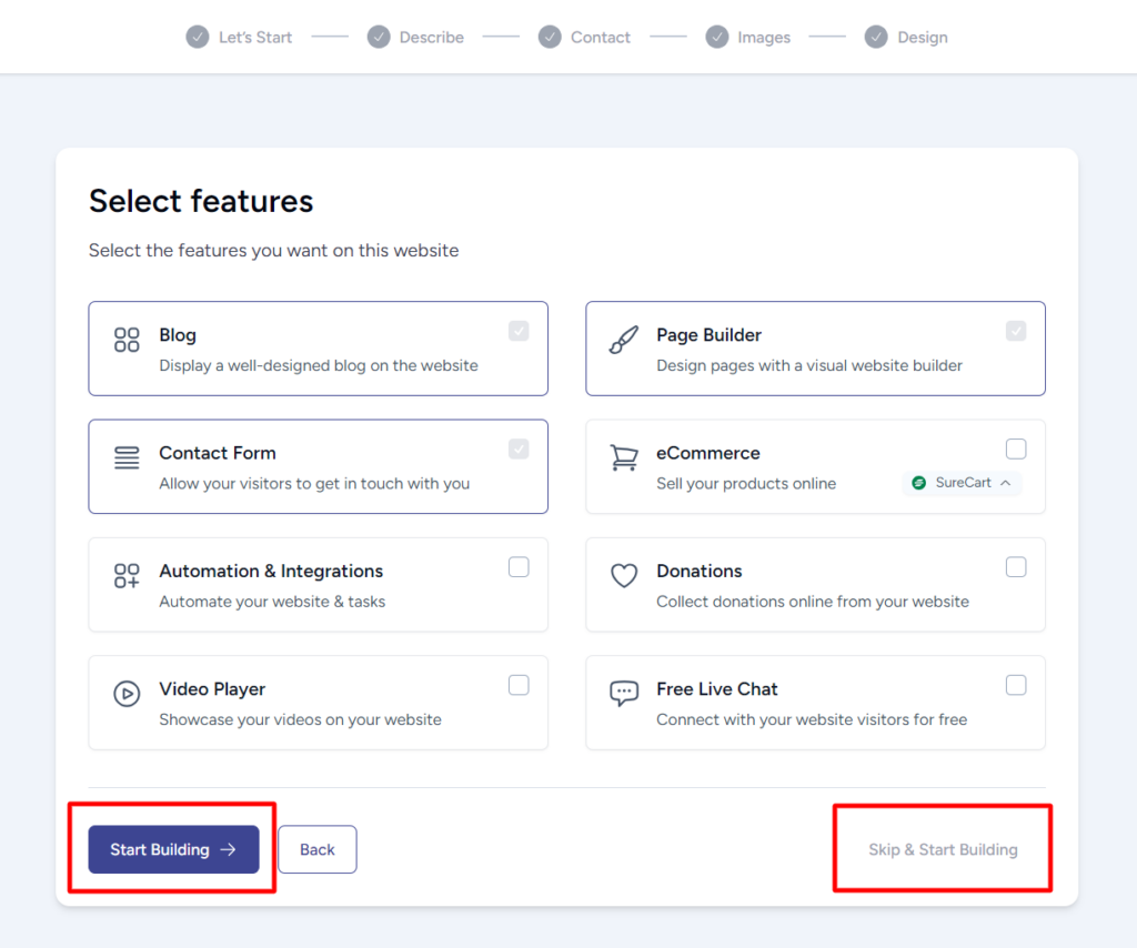 ZipWP AI Add features to your site - CyberNaira Adding features and suggested plugins to the ZipWP AI site