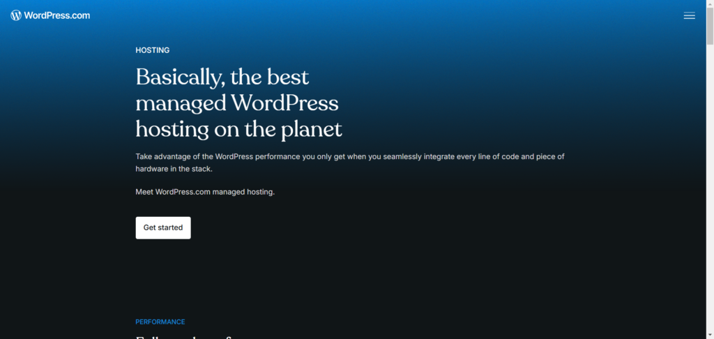 WordPress.com hosting landing page - CyberNaira WordPress dot com bfcm landing page