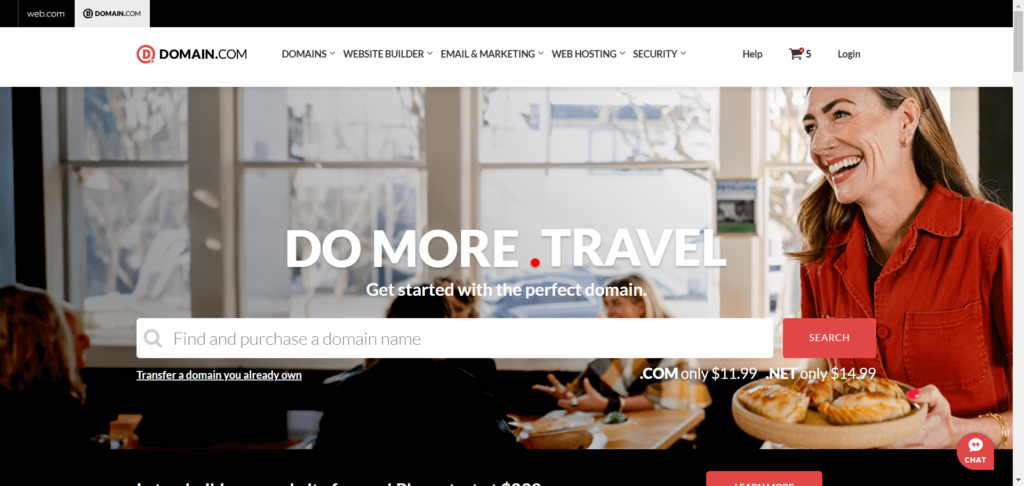 Domain.com landing page - CyberNaira Domain.com landing page