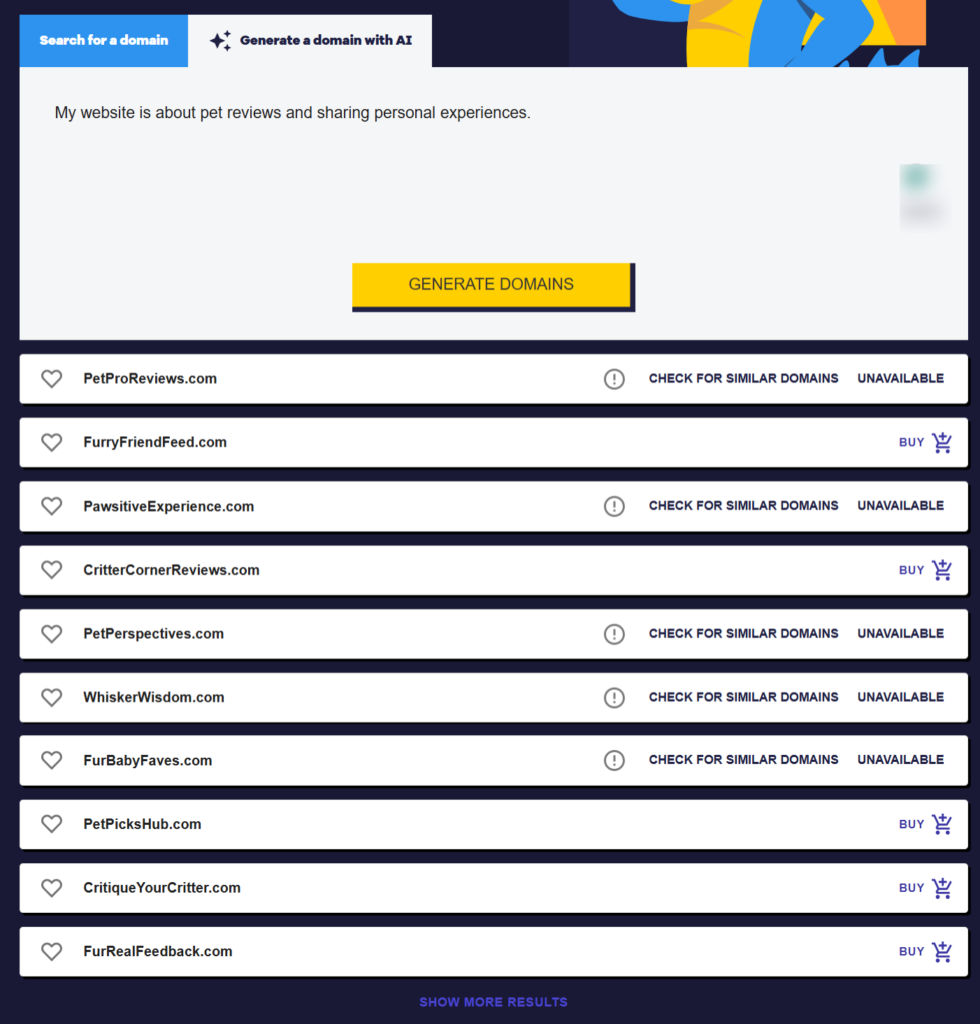HostGator AI domain name generator - CyberNaira HostGator AI domain name generator