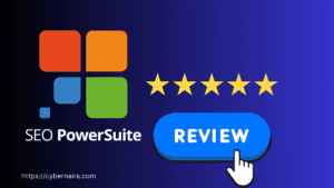 seo powersuite review five star rating graphic