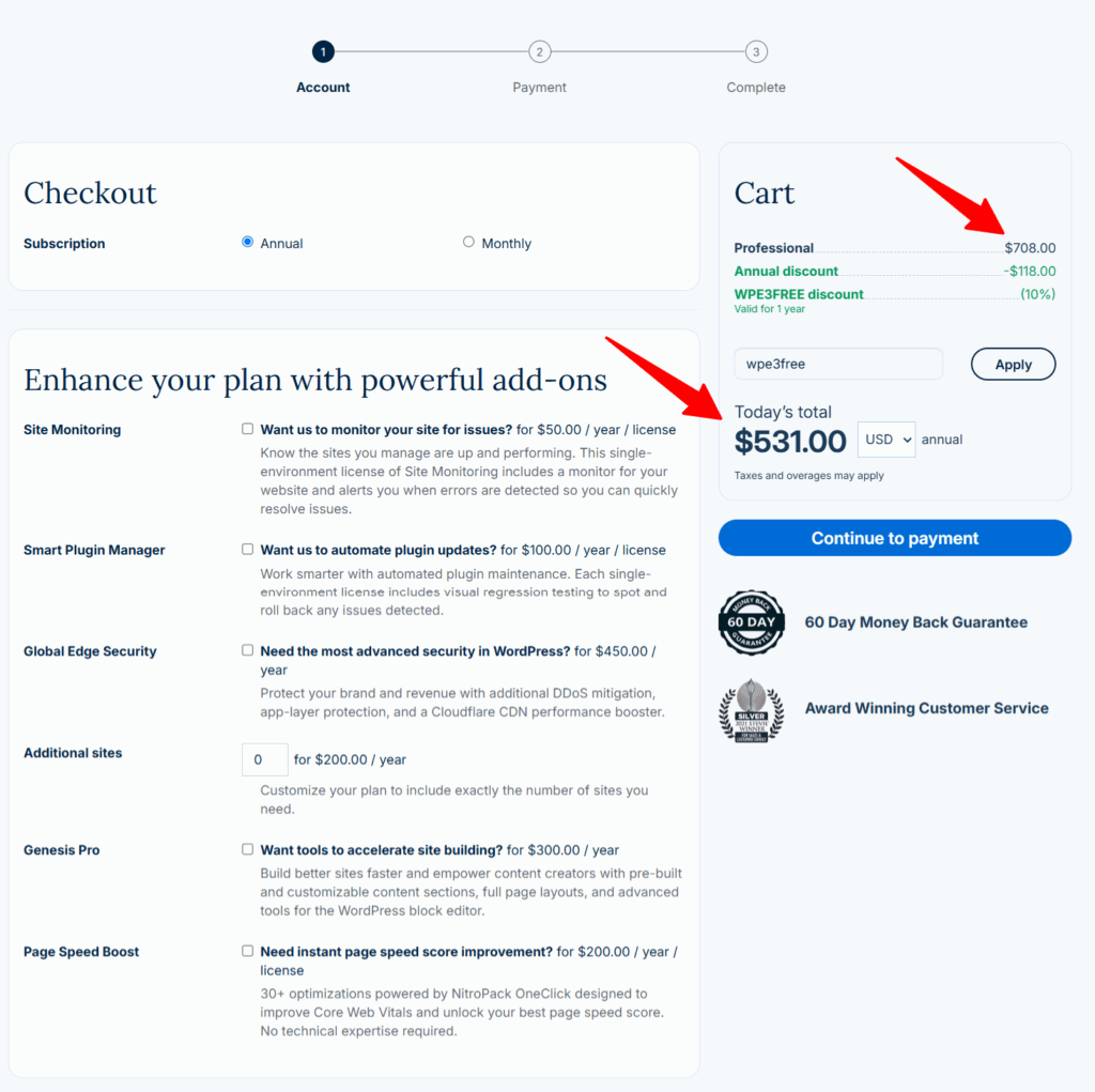 WP Engine checkout payment page - CyberNaira WP Engine checkout payment page