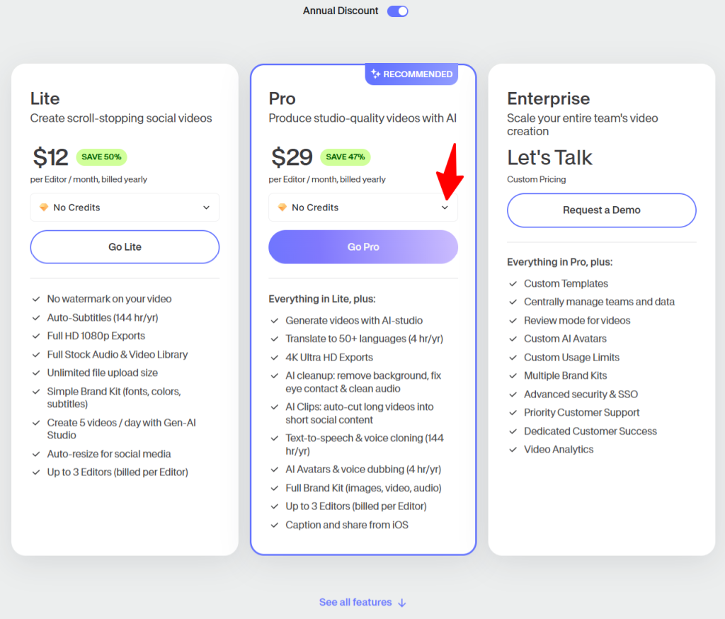 VEED new pricing list with AI credit - CyberNaira VEED new pricing list with AI credit