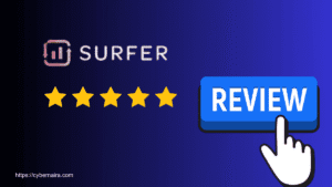 surfer seo review five star rating featured image