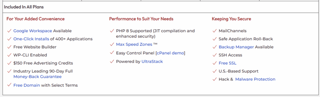 Essential Inmotion Hosting Features