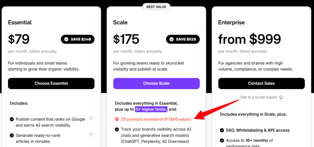 Surfer SEO pricing BF Details - CyberNaira Surfer SEO pricing BF Details