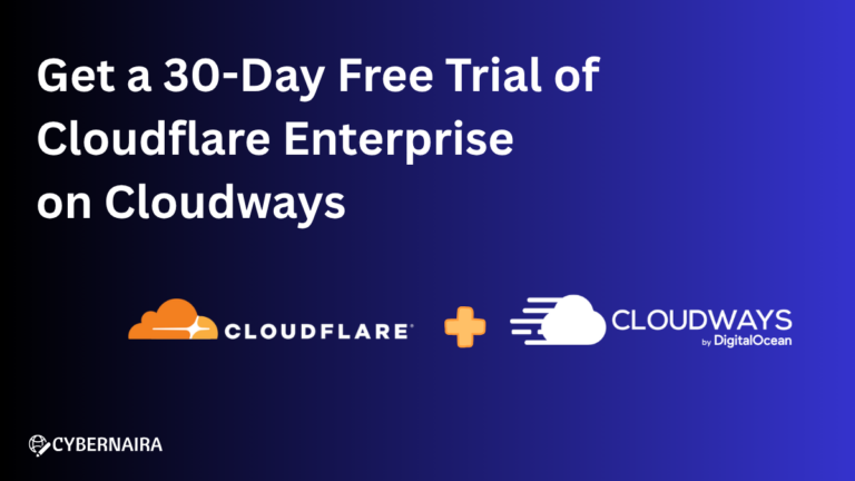 30-day free trial Cloudflare Enterprise on Cloudways featured image.